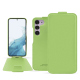 Samsung Galaxy S23 leather case - Vert olive PU ( Pantone #a7c58e )