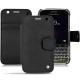 Housse cuir Blackberry Classic - Dark vintage ( Roughtcut - Black#5256 ) 