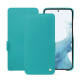 Housse cuir Samsung Galaxy S23 - Bleu fluo 