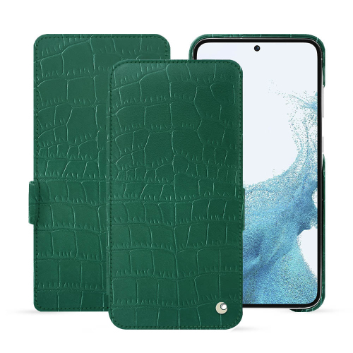 Haute Couture Case for Samsung Galaxy S23Crocodile pino ( Pantone #173F35 ) 