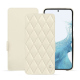 Custodia in pelle Samsung Galaxy S23 - Blanc - Couture ( Nappa - White ) 