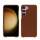 Custodia in pelle Samsung Galaxy S23+ - Marron ( Nappa - Pantone #8B4720 ) 