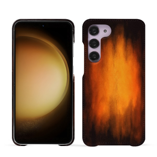 Hochwertige Schutzhülle für Samsung Galaxy S23+Fauve Patine