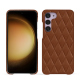 Capa em pele Samsung Galaxy S23+ - Marron - Couture ( Nappa - Pantone #8B4720 ) 
