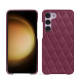 Custodia in pelle Samsung Galaxy S23+ - Prune vintage - Couture ( Pantone #612434 ) 