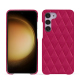 硬质真皮保护套 Samsung Galaxy S23+ - Rose fluo - Couture ( Pantone #ff16b4 ) 