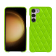 硬质真皮保护套 Samsung Galaxy S23+ - Vert fluo - Couture ( Pantone #00ab5f ) 