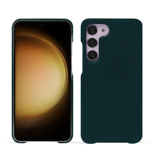 Coque de qualité supérieure pour Samsung Galaxy S23+Vert séduisant ( Pantone #1d3c34 ) 