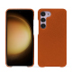 Custodia in pelle Samsung Galaxy S23+ - Orange vibrant ( Pantone #e36b39 ) 