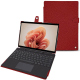 Custodia in pelle Microsoft Surface Pro 9 - Tomate ( Pantone #a61715 ) 