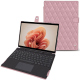 Capa em pele Microsoft Surface Pro 9 - Rose - Couture ( Nappa - Pantone #efbae1 ) 