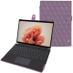 Custodia in pelle Microsoft Surface Pro 9 - Lilas - Couture ( Nappa - Pantone #b9a3e3 ) 
