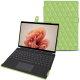 Funda de piel Microsoft Surface Pro 9 - Vert olive - Couture ( Nappa - Pantone #a7c58e ) 
