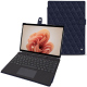 Housse cuir Microsoft Surface Pro 9 - Cobalt - Couture ( Pantone #2b253f ) 