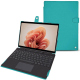 Lederschutzhülle Microsoft Surface Pro 9 - Bleu fluo