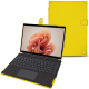Custodia in pelle Microsoft Surface Pro 9 - Jaune fluo ( Pantone #c9ff57 ) 