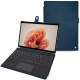 Microsoft Surface Pro 9 leather case - Blu mediterran ( Pantone #0E3043 )