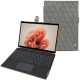 Custodia in pelle Microsoft Surface Pro 9 - Acier vintage - Couture ( Pantone #d85827b ) 