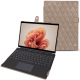 Custodia in pelle Microsoft Surface Pro 9 - Taupe vintage - Couture ( Pantone #591d16 ) 