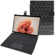 Capa em pele Microsoft Surface Pro 9 - Onyx - Couture ( Noir / Black ) 