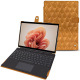 Funda de piel Microsoft Surface Pro 9 - Or Maïa - Couture ( Pantone 871C ) 