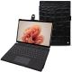 Lederschutzhülle Microsoft Surface Pro 9 - Crocodile nero ( Noir / Black) 