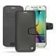 Lederschutzhülle Samsung Galaxy S6 Edge - Noir ( Nappa - Black ) 