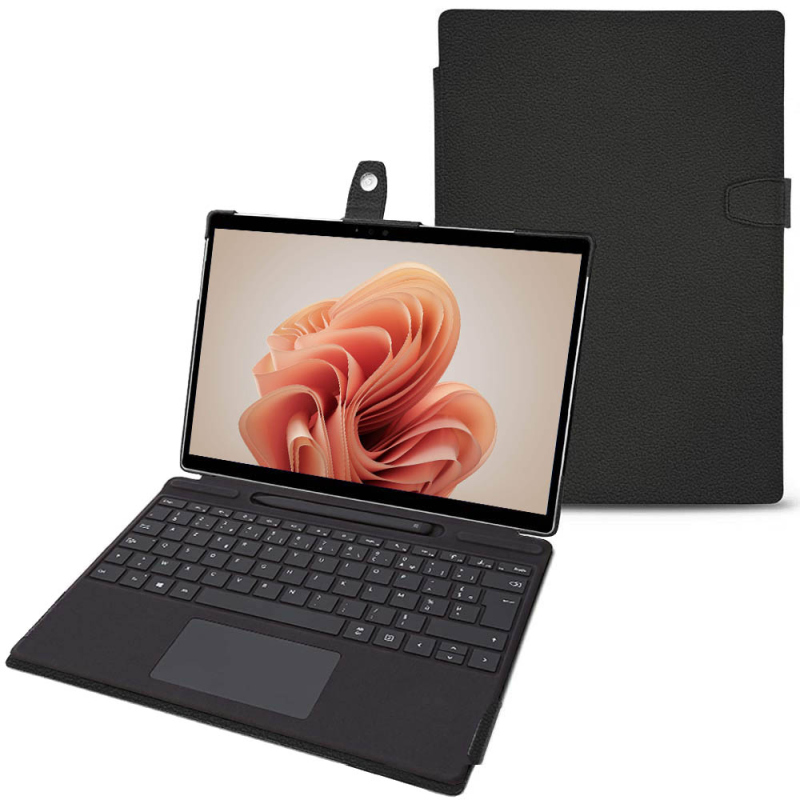 Capa em pele Microsoft Surface Pro 9 - Noir PU ( Black ) 