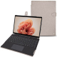 Microsoft Surface Pro 9 leather case - Taupe innocent ( Pantone #d6d2c4 ) 