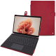 Lederschutzhülle Microsoft Surface Pro 9 - Rouge passion ( Pantone #a6192e ) 