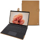 Housse cuir Microsoft Surface Pro 9 - Beige Veggie ( Pantone #dab9a1 ) 