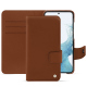 Samsung Galaxy S23 leather case - Marron ( Nappa - Pantone #8B4720 ) 