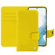 Capa em pele Samsung Galaxy S23 - Jaune fluo ( Pantone #c9ff57 ) 