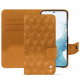 Capa em pele Samsung Galaxy S23 - Or Maïa - Couture ( Pantone 871C ) 