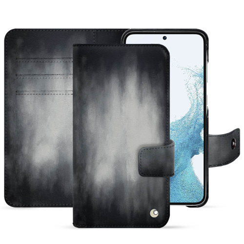 Samsung Galaxy S23用プレミアムウォレットケースGris Patine