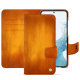 レザーケース Samsung Galaxy S23 - Orange Patine