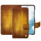 Housse cuir Samsung Galaxy S23 - Doré Patine