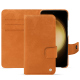 Capa em pele Samsung Galaxy S23+ - Mandarine vintage ( Pantone #d47231 ) 