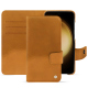 Housse cuir Samsung Galaxy S23+ - Or Maïa ( Pantone 871C ) 