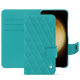 Capa em pele Samsung Galaxy S23+ - Bleu fluo - Couture