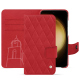 Custodia in pelle Samsung Galaxy S23+ - Rouge troupelenc - Couture ( Pantone #AB191A )