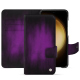 Samsung Galaxy S23+ leather case - Violet Patine