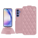Capa em pele Samsung Galaxy A54 - Rose - Couture ( Nappa - Pantone #efbae1 ) 
