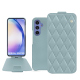 Capa em pele Samsung Galaxy A54 - Bleu ciel - Couture ( Nappa - Pantone #abcae9 ) 