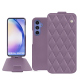 Samsung Galaxy A54 leather case - Lilas - Couture ( Nappa - Pantone #b9a3e3 ) 