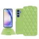 Funda de piel Samsung Galaxy A54 - Vert olive - Couture ( Nappa - Pantone #a7c58e ) 