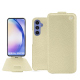 Samsung Galaxy A54 leather case - Ivoire ( Pantone #d6d6c6 ) 