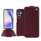 Samsung Galaxy A54 leather case - Lie de vin ( Pantone #412234 ) 