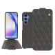 Samsung Galaxy A54 leather case - Anthracite - Couture ( Pantone #41403c ) 