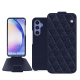 Samsung Galaxy A54 leather case - Cobalt - Couture ( Pantone #2b253f ) 